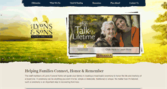 Desktop Screenshot of lyonsfuneral.com
